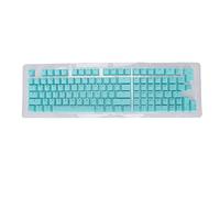 ChengyuWei PBT Translucent Mechanical Keyboard Keycaps - & Ergonomic - Ideal for Typing Enthusiasts (Mini Cyan)
