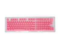 ChengyuWei PBT Translucent Mechanical Keyboard Keycaps - & Ergonomic - Ideal for Typing Enthusiasts (Mini Pink)
