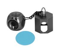 ChengyuWei Porte-Craie magnétique pour Billard, étui Portable en Alliage d’Aluminium pour Craie de Queue de Billard avec Aimant Puissant pour Un accès Facile, Accessoire léger pour Les (Noire)
