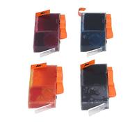 ChengyuWei Printer Ink Set, Replacement for Photosmart C6380 C6300 C5300, Clear Printing No Fading Ink Cartridges, ABS Material with Fluent Ink for Photos Documents, Compatible (BK C M Y 4 Colors)