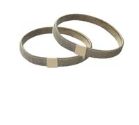 CHENGZI 1 paire de brassards élastiques antidérapants en métal pour chemise, bronze, Taille unique