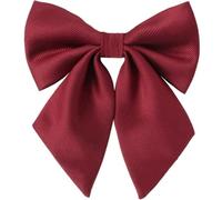 CHENGZI Nœud papillon réglable pré-noué pour femme - Uniforme scolaire - Cosplay - Style professionnel, Rouge, Taille Unique
