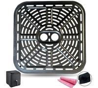 Chengziyue Plaque de friteuse carrée de 6,8 l pour friteuse à air Cosori Pro III Dual Blaze, poêle à air améliorée, plateau de grille, grille d'insertion pour friteuse à air Cosori de 6,8 l