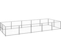 Chenil argenté 10 m² acier