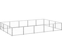 Chenil argenté 15 m² acier