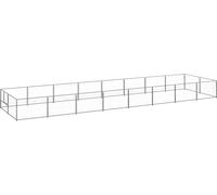 Chenil argenté 16 m² acier