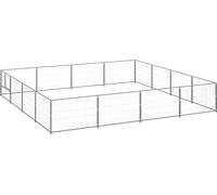 Chenil argenté 16 m² acier
