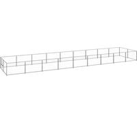 Chenil argenté 18 m² acier