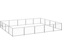 Chenil argenté 20 m² acier