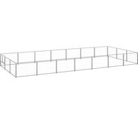 Chenil argenté 21 m² acier