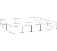 Chenil argenté 25 m² acier