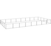 Chenil argenté 32 m² acier