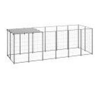 Chenil Argenté 330x110x110 Cm Acier