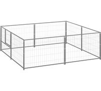 Chenil argenté 4 m² acier