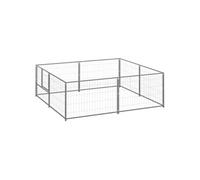 Chenil Argenté 4 m² Acier