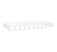 Chenil Argenté 50 M² Acier