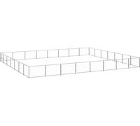 Chenil argenté 56 m² acier