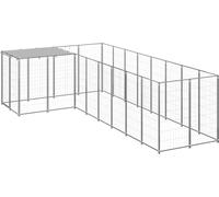 Chenil argenté 6,05 m² acier