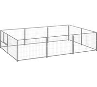 Chenil argenté 6 m² acier