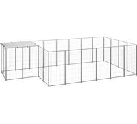Chenil argenté 8,47 m² acier