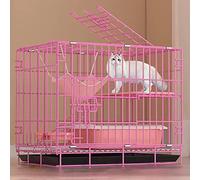 Chenil de Parc pour Chat en Fil métallique, Parc pour Animaux de Compagnie détachable, enclos pour Chat avec Porte pour Chaton, Petits Animaux, pour 1 à 2 Chats (Couleur : C, Taille : 85 x 6