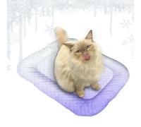 Chenil d'été pour chien - Cool Pet Ice Pad | Tapis rafraîchissant pour chien - Respirant - Chat en soie glacée mat | Coussin léger pour chenil pour chiot chat se reposant et sieste par temps chaud en