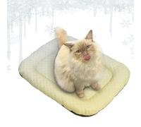 Chenil d'été pour chien - Cool Pet Ice Pad | Tapis rafraîchissant pour chien - Respirant - Chat en soie glacée mat | Coussin léger pour chenil pour chiot chat se reposant et sieste par temps chaud en