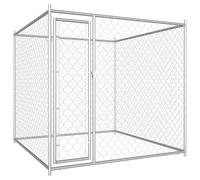 Chenil d'extérieur pour Chiens 193x193x185 cm,Niches & enclos pour Chiens,35.04KG-145027