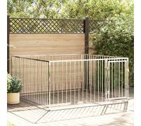 Chenil d'Extérieur pour Chiens 2x2x1m Animaux Enclos Cage Niche Clôture vidaXL