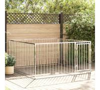 Chenil d'Extérieur pour Chiens 2x2x1m Animaux Enclos Cage Niche Clôture vidaXL