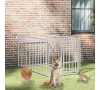 Chenil d'Extérieur pour Chiens 2x2x1m Animaux Enclos Cage Niche Clôture vidaXL