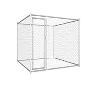 Chenil d'Extérieur pour Chiens Enclos Cage Chiots Animaux Extérieur 145027