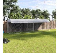 Chenil d'Extérieur pour Chiens Enclos Cage Chiots Animaux Extérieur vidaXL