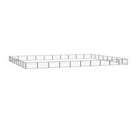 Chenil d'extérieur pour Chiens, Enclos pour Animaux, Enclos extérieur pour Chien Cage Niche, 36 Panneaux Noir 100x50cm Acier Enduit de Poudre