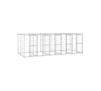 Chenil extérieur, Acier galvanisé 12,1 m²