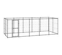 Vidaxl Chenil Extérieur Acier 16,94 M²
