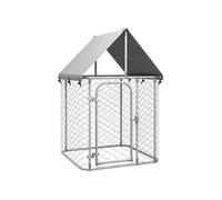 vidaXL Chenil extérieur avec toit 100x100x150 cm pour chiens et chiots