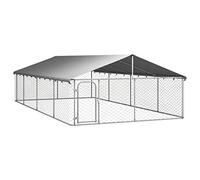 Vidaxl Chenil D'extérieur Avec Toit Pour Chiens 600x300x150 Cm