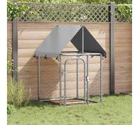 Chenil Extérieur avec Toit pour Chiens 400x100x150 cm Cage Niche Chiots vidaXL