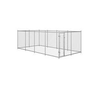 vidaXL Chenil extérieur pour chiens 8 x 4 x 2 m 144938