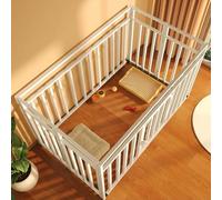 Chenil for Chien Cage A Chien Deux Modèles Pliable Fabriqué en Tube Galvanisé Longueur : 80/100/120 Cm Système De Verrouillage par Pression Parc Chien Pliable(White,100 * 60 * 60cm)