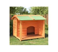 Vidaxl Chenil Marron 96x87x80,5 Cm Bois De Pin Solide