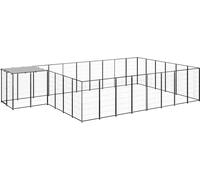Chenil Noir 15,73 m² Acier