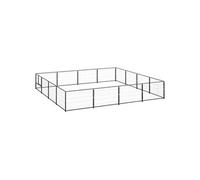 Chenil Noir 16 M² Acier