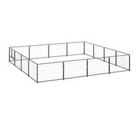 Chenil Noir 16 m² Acier