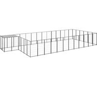 Chenil Noir 22,99 m² Acier