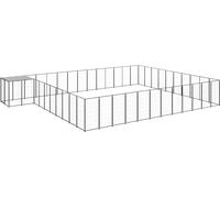Chenil noir 37,51 m² acier