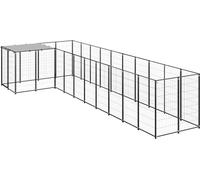 Chenil Noir 7,26 m² Acier