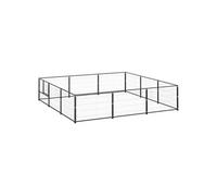 Chenil Noir 9 M² Acier