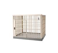 Chenil pour Chien Cage d'intérieur for Chien de Compagnie Peut Ouvrir la Lucarne Petite et Moyenne Taille avec Coussin Maison Villa chenil for Animaux(Grand)